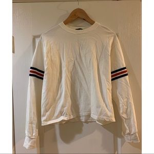 Long Sleeve T-Shirt With Stripes on Arms